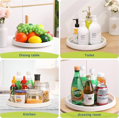 Lazy Susan Turntable, 10 Inch Non-Skid Lazy Susan Organizer - Image 7