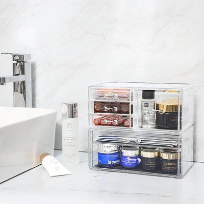 Cq acrylic 2 Pack Clear Desk Organizer - Image 7