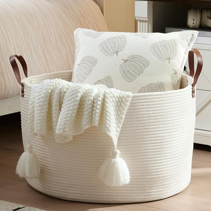 Luxury Little Extra Large Nursery Storage Basket, Laundry Basket by LuxuryLittle