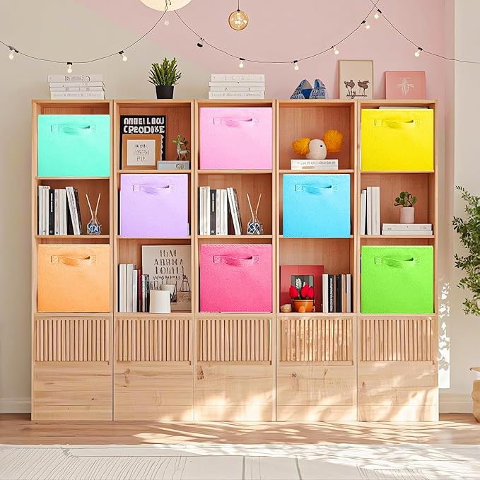 ShellKingdom Storage Bins, Foldable Fabric Storage Cubes And Cloth Storage - Image 3