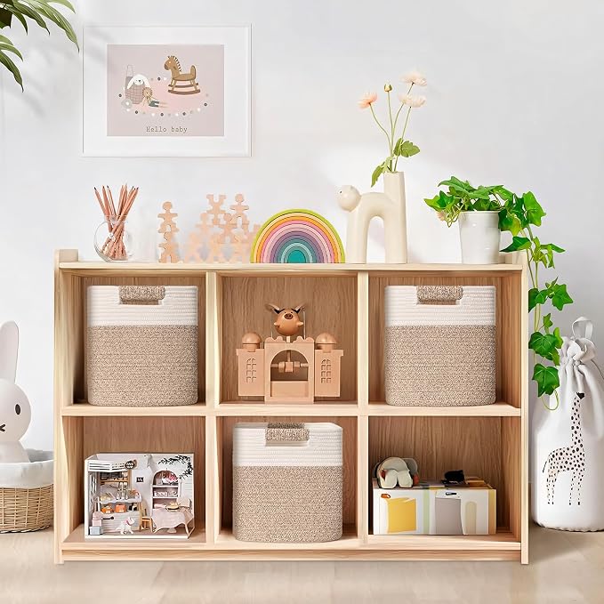 12 Inch Storage Cubes, 3 Pack Cube Storage Bins - Image 2