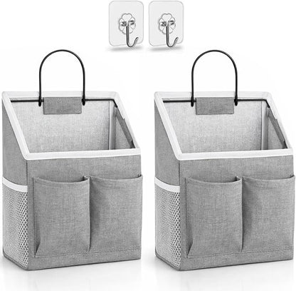 Kanrichu 2pcs Wall Hanging Storage Bag, Wall Hanging Baskets by KANRICHU
