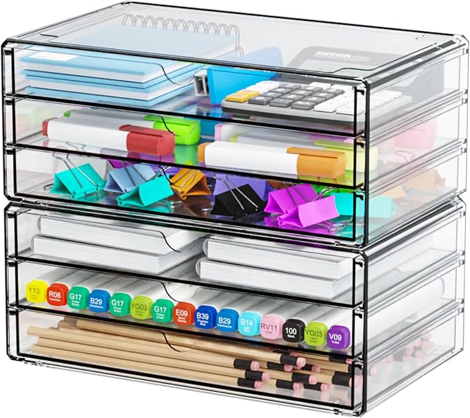 2 Pack Acrylic Storage Drawers - Image 6