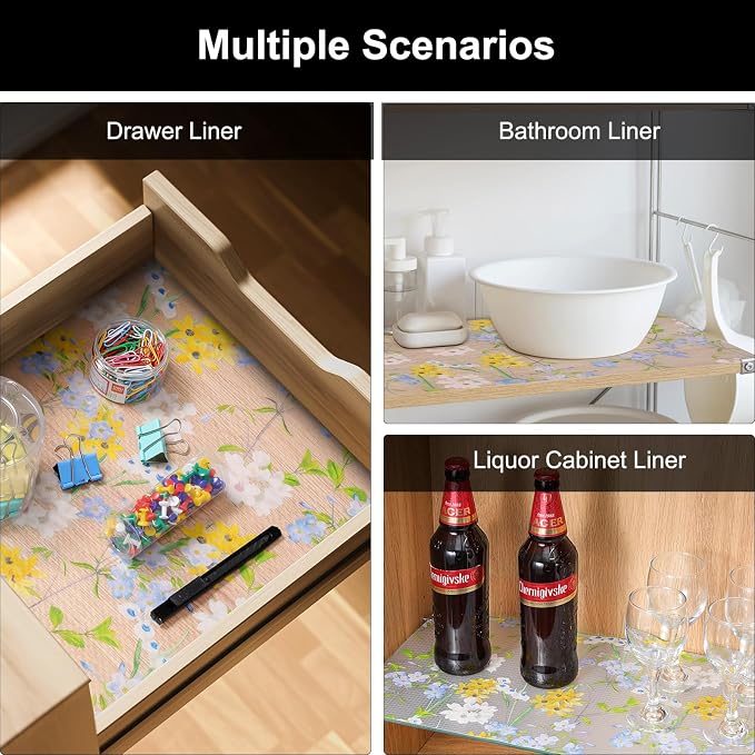 Cooyes Shelf Liner – Premium Non-Adhesive Cabinet & Drawer Liner - Image 7