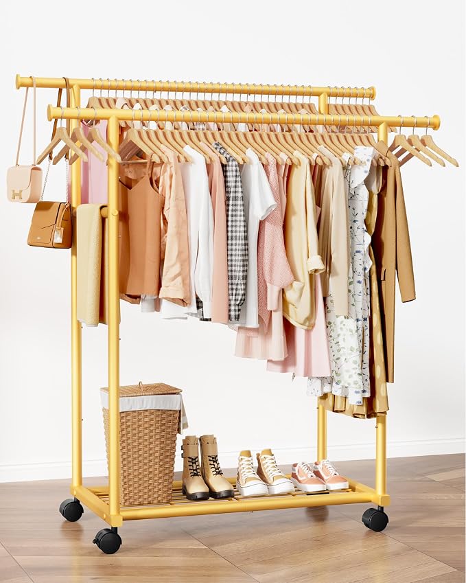 Sakugi Double Rods Clothes Rack - Image 3