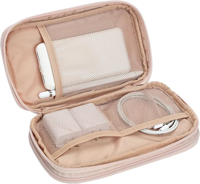NISHEL Travel Cord Organizer Case, Double Layers Tech Electronic Bag, Essentials - Image 4