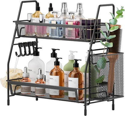 VITVITI 2-Tier Bathroom Organizer Countertop, Metal Wire Mesh Bathroom Counter by VITVITI