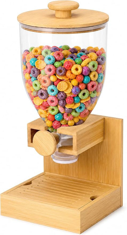 3.5L Large Capacity Cereal Dispenser Countertop, Airtight Cereal Containers by adorabby
