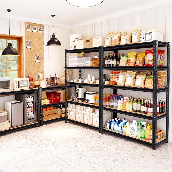 72" H Storage Shelves, Storage Shelves Heavy Duty, 2400LBS Metal Shelving Units - Image 7