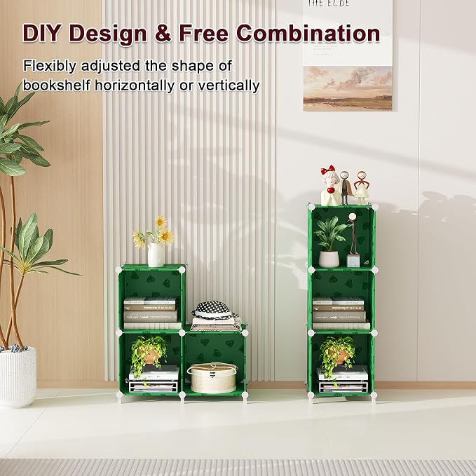 UNKU 3 Cube Storage Organizer, Closet Organizer Storage Shelves, Clothes - Image 5