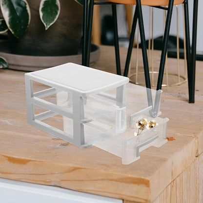 BESPORTBLE Transparent Desktop Drawer Organizer Box Drawer Storage Cabinet - Image 2