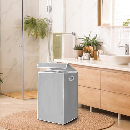 Simple Houseware Foldable Laundry Hamper Basket - Image 6