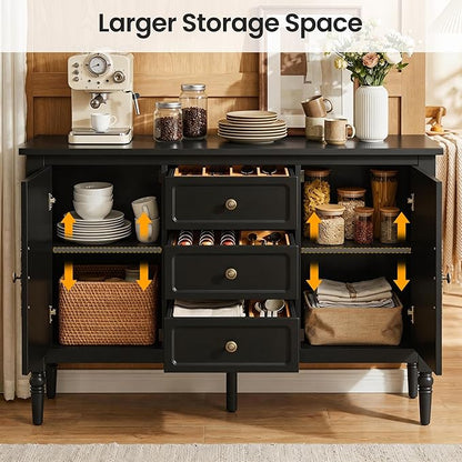 RoyalCraft 94" Buffet Cabinet - Image 4