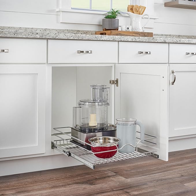 Rev-A-Shelf Kitchen Cabinet Pullout Shelf and Drawer Organizer Slide Out Pantry - Image 2