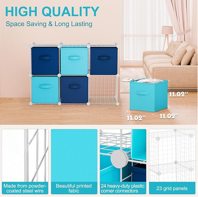 Leinuosen 6 Cube Storage Organizer - Image 2