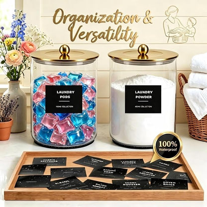 Glass Jars for Laundry Room Organization, Laundry Pods Container - Image 3