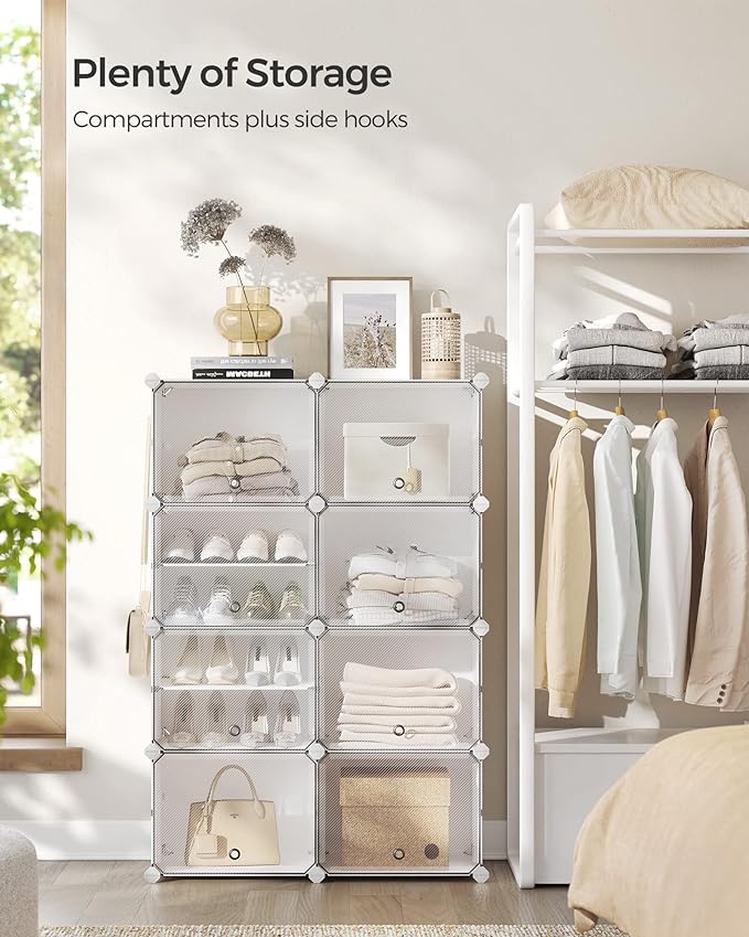 SONGMICS Shoe Rack Organizer, 8-Tier Shoe Storage Cabinet - Image 4