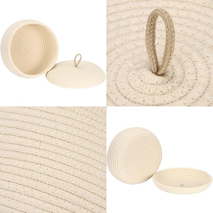 Sea Team Round Cotton Rope Storage Basket - Image 5