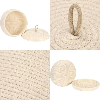 Sea Team Round Cotton Rope Storage Basket - Image 5