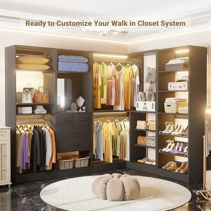 Unikito Corner Closet System, 36” Large Freestanding Closet Organizer Tower - Image 3