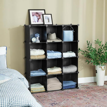 SONGMICS Cube Storage Organizer, Book Shelf, Closet Organizers and Storage - Image 4
