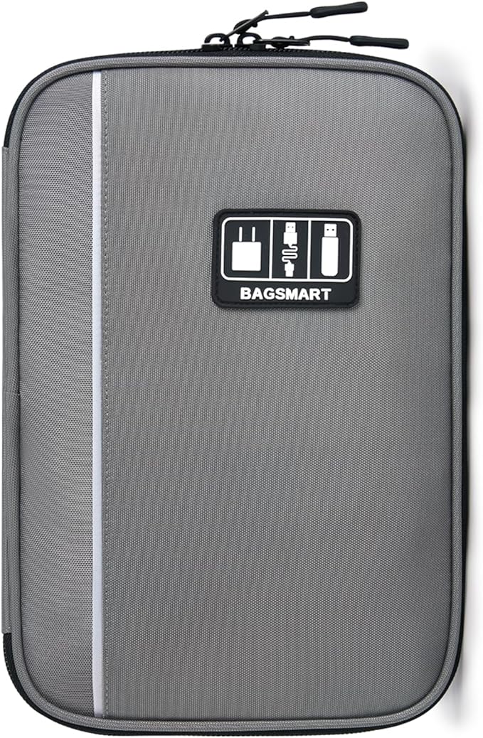 BAGSMART Large Electronics Organizer Travel Case by BAGSMART