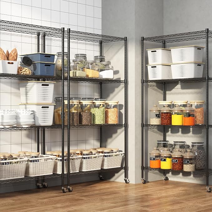 Homdox Heavy Duty 4-Tier Metal Shelving Unit - Image 6