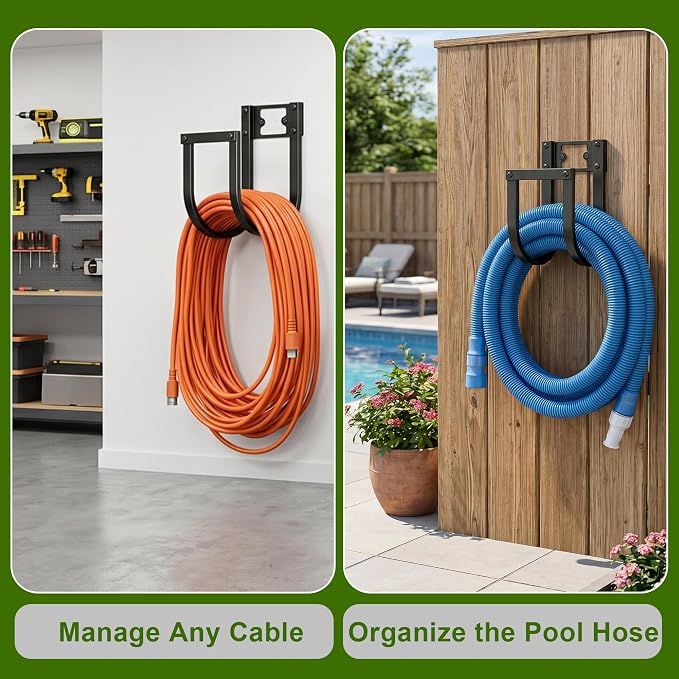 Garden Hose Holder Wall Mount - Image 4