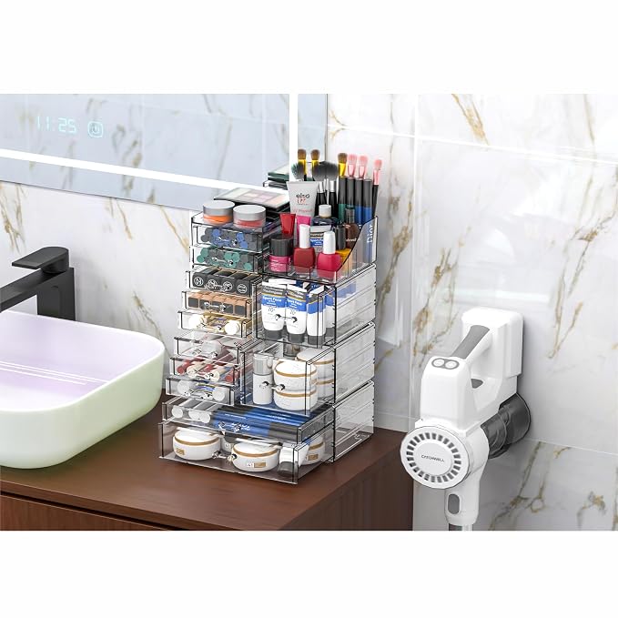 Acrylic Clear Make up Organizers And Storage - Image 7
