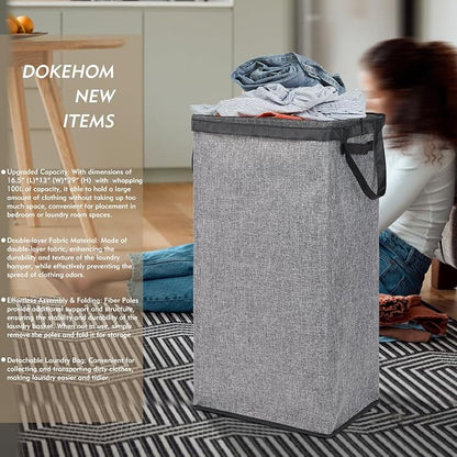 DOKEHOM 100L Laundry Basket - Image 2