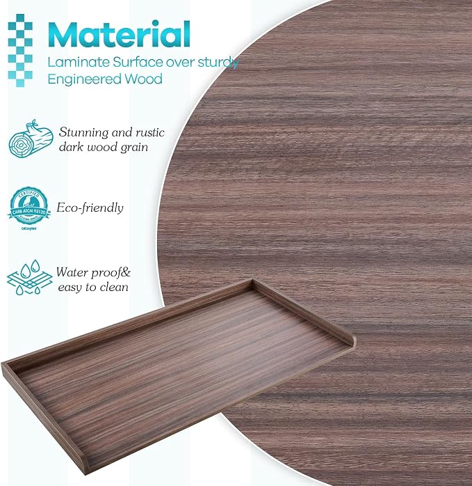 Kaboon Washer Dryer Countertop, Melamine Countertop - Image 4
