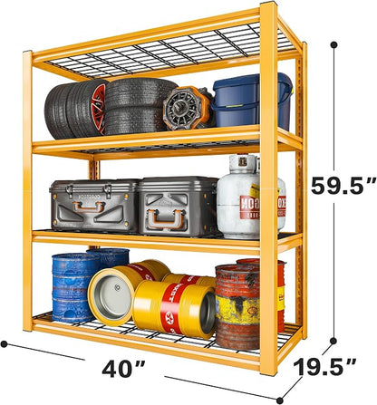 REIBII 40" W Garage Shelving 2240 LBS Storage Shelves Adjustable Heavy Duty - Image 3