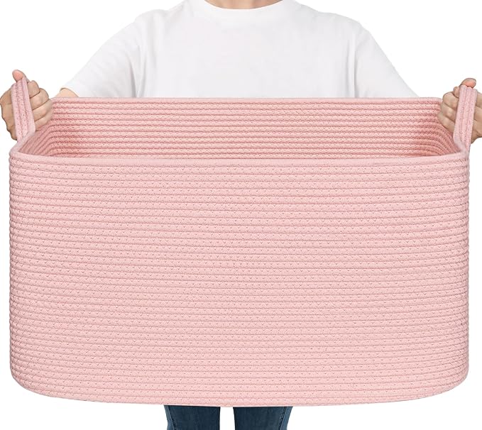 Goodpick Large Blanket Basket, Woven Baskets by Goodpick