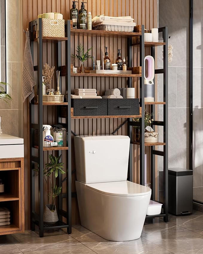 Over The Toilet Storage with 2 Drawers - Image 5
