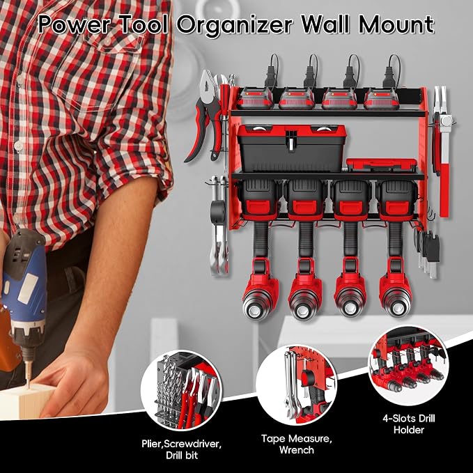 Power Tool Organizer Wall Mount - Image 3