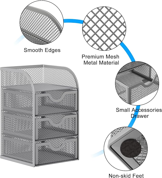EasyPAG Mesh Desk Organizer - Image 3