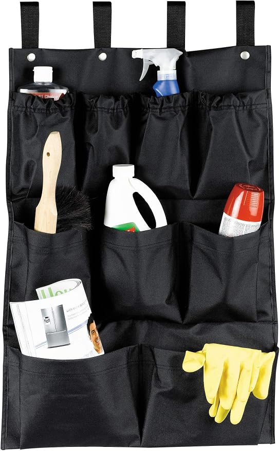 – Sturdy Metal & Polyester Housekeeping Cart Organizer, Storage by WholesaleHotelProducts