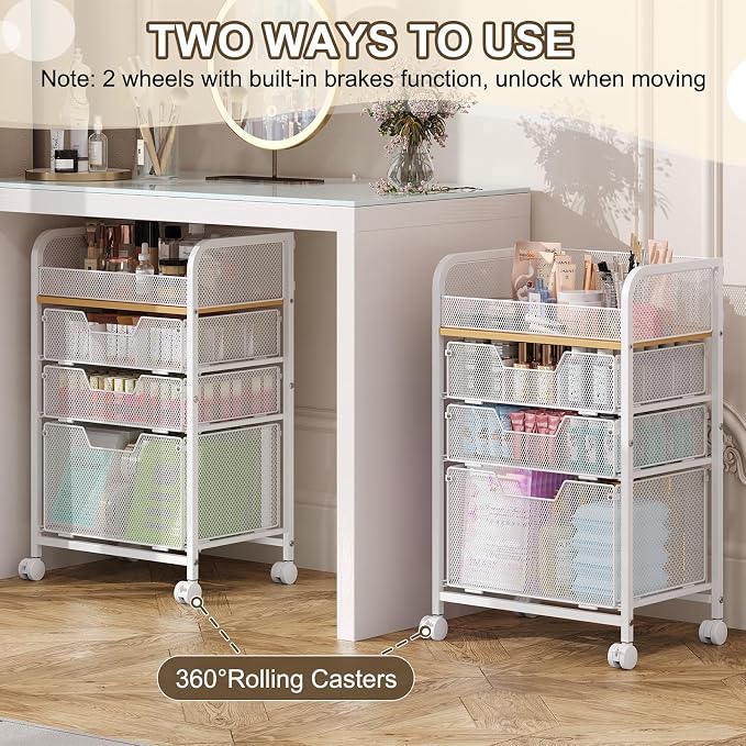 Hongtamoya Makeup Organizer Cart - Image 3