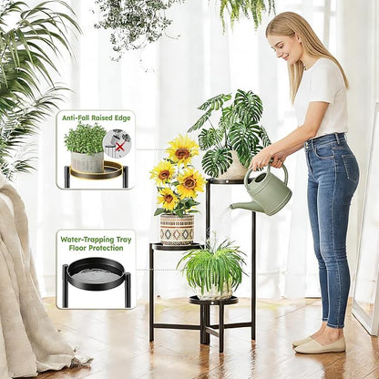 3 Tiered Plant Stand Indoor for Multiple Large Planter, Tall Heavy Duty - Image 5