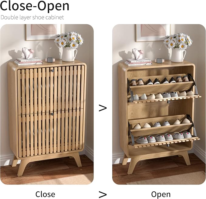 Jluomei Narrow Shoe Cabinet Storage - Image 8