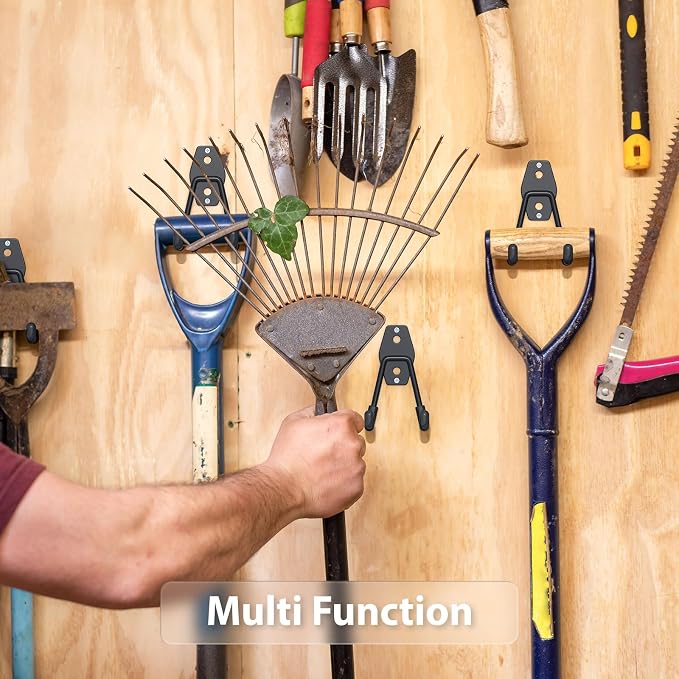 Garage Hooks with Anti-Slip Coating, Heavy Duty Wall Mount Storage Hooks - Image 2