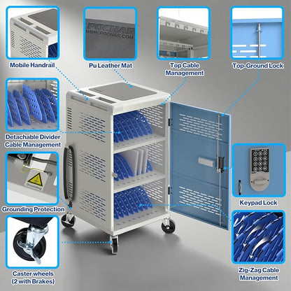 Fully Assembled 30 Unit Multi Device Charging Station - Image 4