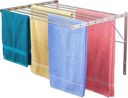 Smartsome | Wall Mounted | Clothes Drying Rack | 30" Wide | 20 Linear Feet by Smartsome