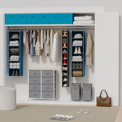 MAX Houser 6-Shelf Hanging Closet Organizer, Hanging Storage Shelves - Image 6