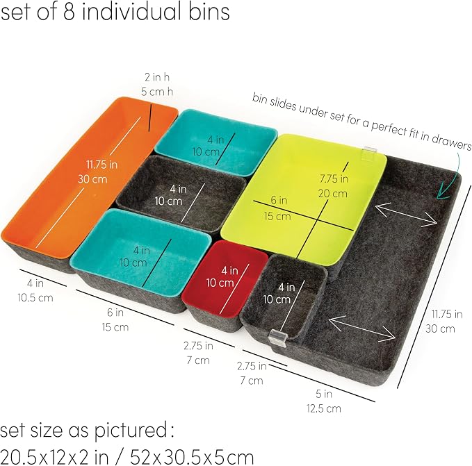 Three by Three Seattle Felt·Like·It! Felt Bins - Image 5
