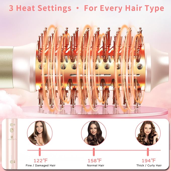 Hair Dryer Brush 8-in-1 Dual Voltage Hot Air Styler – Fast-Drying 110, 000 RPM - Image 6