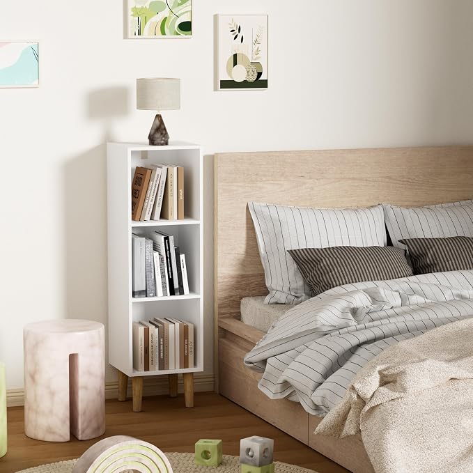 3 Cube Bookcase, Wooden Book Shelf Cube Storage Organizer - Image 7