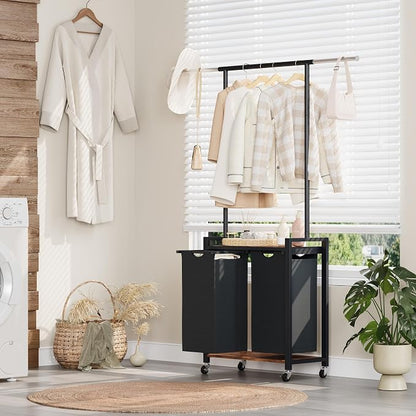 GarveeHome Rolling Laundry Cart - Image 4