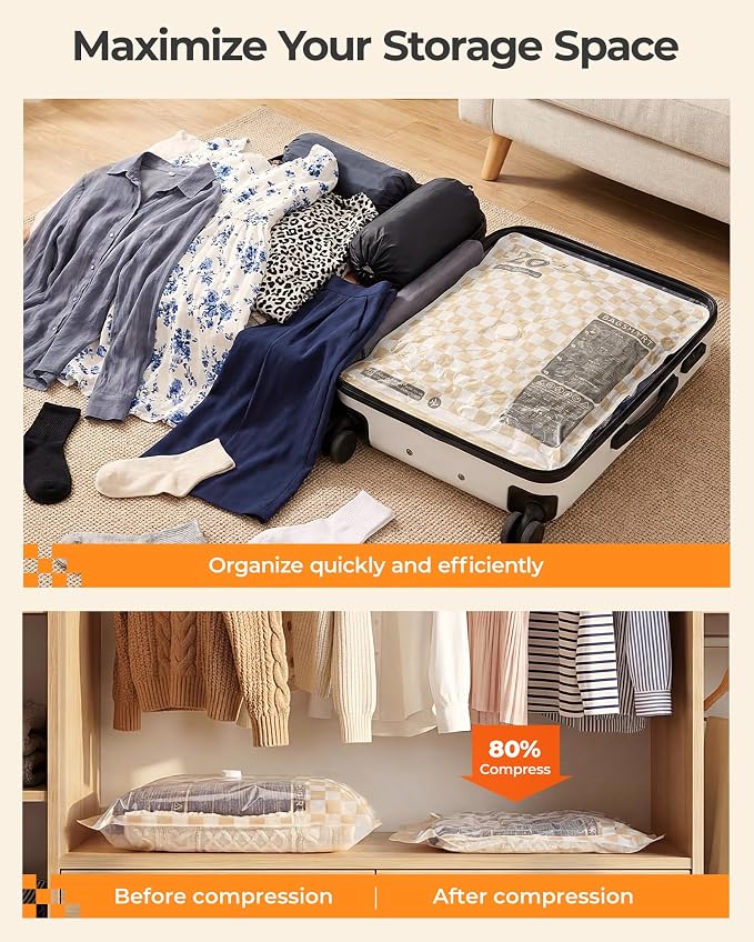 BAGSMART Travel Vacuum Seal Bags - Image 4