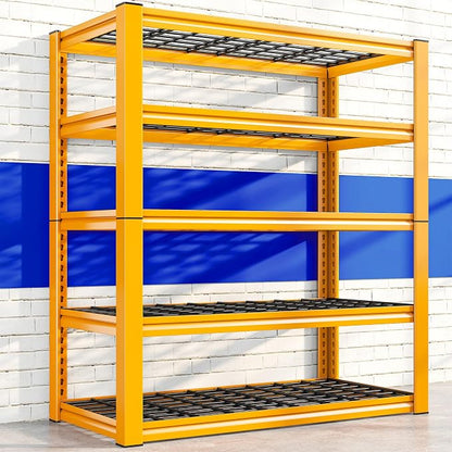 REIBII Garage Shelving Load 3000LBS, 5-Tier Storage Shelves, Adjustable Heavy by REIBII